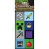 Unique Minecraft Lenticular 3D Stickers | Assorted | 16 Pcs, 4" X 7.75", Multicolor