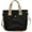Black, variant on Kukuzhu Canvas Tote Bags for Women Large Shoulder Bag Handbags Big Satchel Purses Crossbody Handbags Casual Work Purses