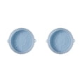 thumbnail image 4 of Bewildely freidora de aire olla resistente al calor horno cesta chips bandeja para hornear forro flexible hogar pad grill pan con oreja lateral azul claro Azul claro 2piezas Bewildely CBP285419, 4 of 6