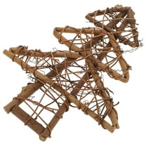 DINHEAROM Door Wreath Grapevine Wreath Coffee Rattan 1Pcs For Friends And Family