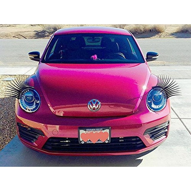 Carlashes for Beetle (2012-present) - Car Headlight Eyelashes Black