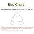 thumbnail image 4 of Godderr 2-6 Years Girls Boys Beanie Hat Cute Bear Fleece Lined Hood Winter Warm Hairball Knit Cap with Earflap for Baby Toddler, 4 of 7