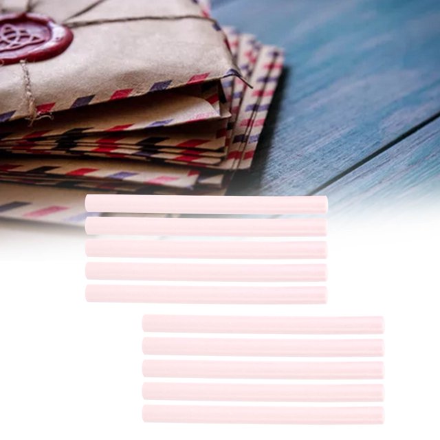 YSTINNG 10Pcs Sealing Wax Sticks MultiColor Small Round Stamp Tools for DIY Invitations Cards Envelopes B311-1042