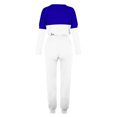 thumbnail image 4 of Xunlbb Lounge Sets for Women,Women Loose Two-piece Sets Solid Long Sleeve Tops Casual Pants Sweatsuit on Clearance,Size S-5XL, 4 of 5