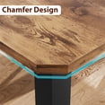 thumbnail image 6 of Litake Industrial Dining Table For 6~8 People, 78.7" Long Kitchen Table, Wood Dining Table, Kitchen & Dining Room Table, Rectangle Dining Room Table For 6 Ideal For Dinner Or Meeting, 6 of 8