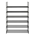thumbnail image 2 of Ktaxon 6-Tier Metal Sturdy Shoe Rack Shelf Shoe Tower Stand 30- Pairs Shoe Storage Cabinet Organizer for Closet Entryway Bedroom Living Room Home, Black Finish, 2 of 13