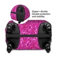 thumbnail image 4 of Bixox Washable Rose Red Glitter Printed Luggage Cover, Fashion Suitcase Protector Fits for Small luggage, 4 of 8