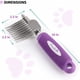 Poodle Pet Dog Dematting Comb Hair Tool with Stainless Steel Safety ... - Best Tool For Dematting Short Hair Poodle