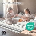 thumbnail image 4 of ODIKA 4'x6' Machine Washable Non-Slip Area Rug, Cotton Farmhouse Accent High Traffic Rug, Black, 272627, 4 of 7