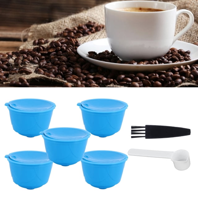 Coffee Capsule Filter Cup Kit Stainless Steel Capsule Coffee Supply for Home Office