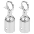 thumbnail image 2 of Shisuyan Rope End Stopper Crowd Control Stanchions 4Pcs 3.9X1.3X1.3in, 2 of 9