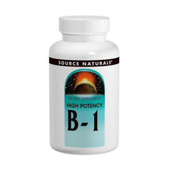 Source Naturals High Potency B-1 500 mg, 50 Tablets