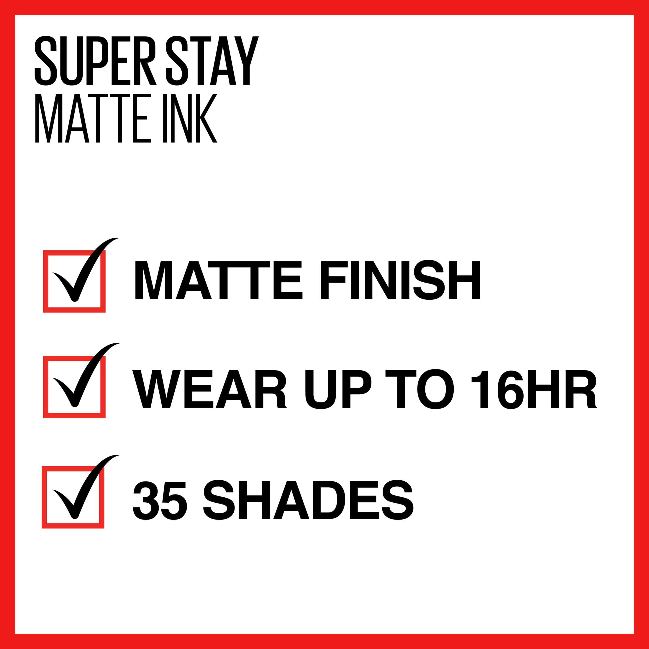 Maybelline Super Stay Matte Ink Liquid Lipstick Lip Makeup, Pioneer | Lippenstifte