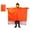 Orange, variant on Joernso 3 In 1 Outdoor Waterproof Backpack Raincoat Tent Beach Mat Sun Protection Canopy