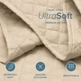 thumbnail image 3 of Bare Home Quilt Set - 2 Piece - Diamond Stitched Bedspread Coverlet - Twin/Twin XL, Sand, 3 of 9