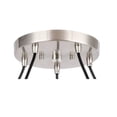 thumbnail image 2 of Woodbridge Lighting Lanning 5-Light Metal Chandelier in Satin Nickel, 2 of 7