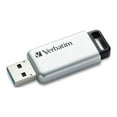 thumbnail image 4 of Verbatim 70057 128 GB Store 'n' Go Secure Pro USB Flash Drive with AES 256 Encryption - Silver, 4 of 14