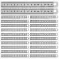 thumbnail image 6 of LOLIPPYY 30pcs 6 Inch 15 cm Pocket Ruler Metal Straight Edge Stainless Steel Ruler Precision Measuring Tool Metal Carpenter Gauge for Drafting Drawing Sewing, 6 of 7