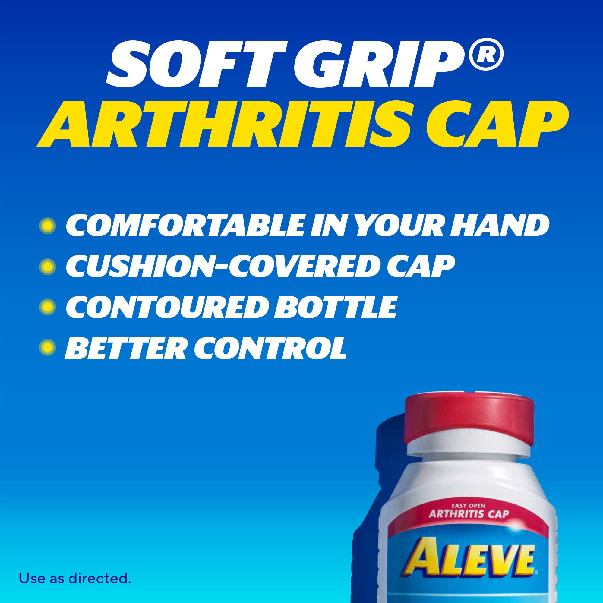 (2 pack) Aleve Caplets Soft Grip Arthritis Cap Naproxen Sodium Pain Reliever, 270 Count
