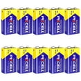 thumbnail image 6 of PKCELL 9V Battery, Carbon Zinc 9 Volt Batteries, 10PCS Smoke Detector Battery, 6 of 7
