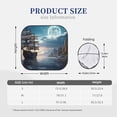 thumbnail image 3 of Gukieu Moonlit Sea Sailboat Print Car Windshield Sun Visor, Foldable Anti-UV Car Sun Visor Suitable for Vans, Trucks Car Accessories-Medium, 3 of 6