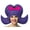 Purple, variant on Rasta Imposta Adult Comic Bouffant Yellow Foam Wig