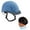 Blue, variant on OVATION Adult Unisex Deluxe Schooler Black S/M Riding Helmet w/Hair Net