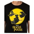 thumbnail image 5 of Disney Men's Hocus Pocus Moon Witches Silhouette Adult Graphic Print Classic MovieT-Shirt, 5 of 5