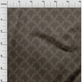 thumbnail image 3 of oneOone Viscose Chiffon Chocolate Brown Fabric Asian Block Sewing Fabric By The Yard Printed Diy Clothing Sewing Supplies 42 Inch Wide, 3 of 4