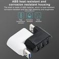 thumbnail image 4 of bedienty Hub USB 3 Ports Mini Multiport USB3.0 Répartiteur Adaptateur Clavier Souris Ordinateur Portable Bureau Noir en Sac 1Ensemble, 4 of 6
