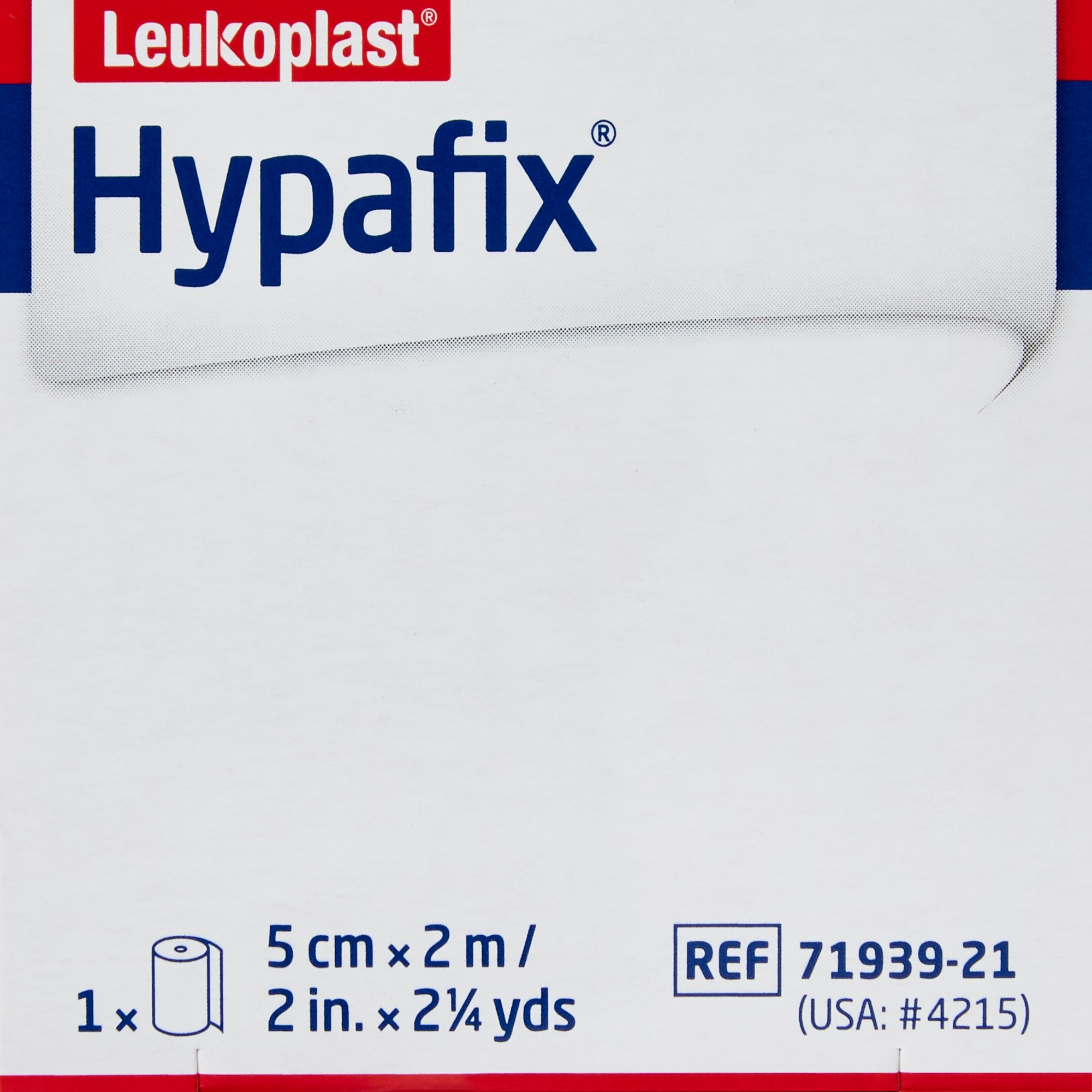 Hypafix White Dressing Retention Tape with Liner NonSterile 2 Inch X 2 Yard 36 per Case 4215