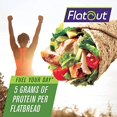 Flatout Flatbread, Multigrain with Flax, Perfect for Use as Sandwich Bread, Pizza Crust