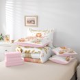 thumbnail image 6 of jejeloiu Caroon Elf Girls 7pcs Bedding Comforter Set,Country Sunflower Mushroom Queen Bedding Sets,Fairy Tale Theme Queen Sheet Sets For Princess,Super Cozy Room Decor Reversible, 6 of 8