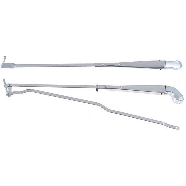 OER 197081 Firebird Camaro Stainless Windshield Wiper Arms Recessed