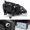 thumbnail image 2 of AKKON - For 2005 2006 Acura RSX Integra DC5 Black Projector Headlights Head Lamps Left + Right Side Assembly Set, 2 of 7