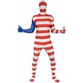 thumbnail image 1 of Morphsuits mens Usa Original Flag Morphsuit Fancy Dress Costume Usa X-Large, 1 of 2