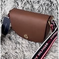 thumbnail image 5 of Tommy Hilfiger Women's Crossbody Brown purse TH Logo NWT - Gold Li Flap, 5 of 6