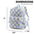 thumbnail image 7 of J World Unisex Oz 17" Daily Backpack For School And Travel, Wiggle Blue, 7 of 7
