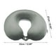 thumbnail image 4 of Almohada en U Unique Bargains Espuma de Memoria Hogar Viajes Oficina Gris 33x27x7cm, 4 of 7