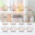 thumbnail image 2 of MasteelfCA 24Pcs Lovely Crown Shaped Clips Paper Clips Creative Bookmarks Paper Needles Party Gift Office Hand Account Essentials(Rose Golden), 2 of 8