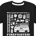 thumbnail image 3 of Disney - Firefighter - When I Grow Up I Want To Be A - Toddler & Youth Short Sleeve Graphic T-Shirt, 3 of 5