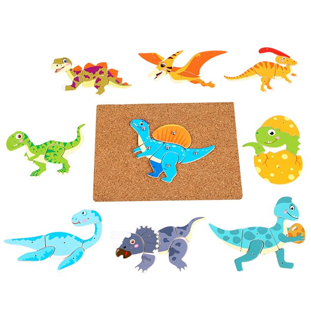 Juego creativo de uñas, rompecabezas de madera, juguetes intelectuales, juguetes para niños, juego de mesa Wmkox8yii shdjk255