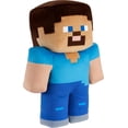 thumbnail image 4 of Figura de peluche Mattel Minecraft Steve de 40 cm con juego auténtico, 4 of 6