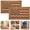 12# 2PCS, variant on 1PC Bow Flag Coir Outdoor Doormat, 4th of July Doormat, 250th Anniversary Celebration Red/White/Blue Doormat, 23.62" x 15.74"