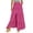 Hot Pink# skirts for women, variant on Flowy Skirts for Women Casual Cozy Tiered Ruffle Maxi Skirt Trendy Front Splited Beach Skirts with Pockets Hot Pink S