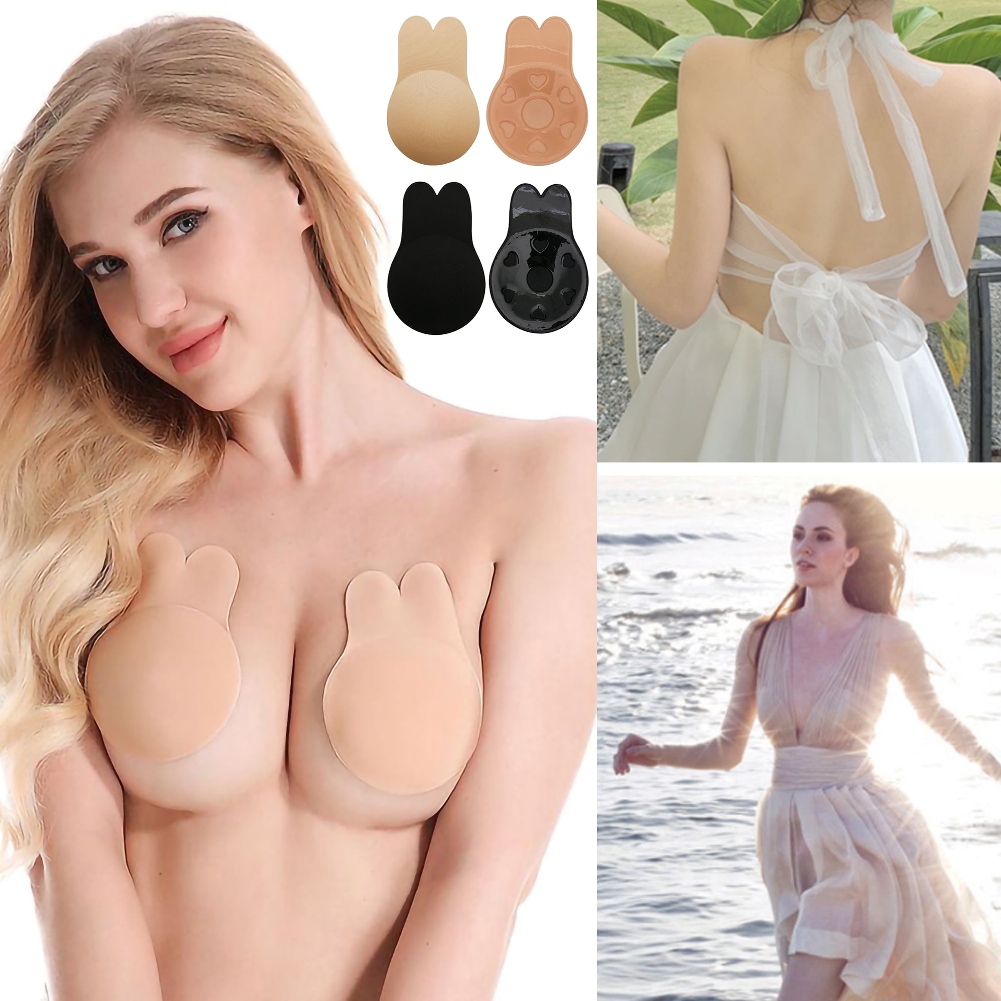 boob holders for backless dress FIORELLA MINI DRESS