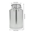 thumbnail image 5 of ToppiJoy Stainless Steel Milk Can, 15.85 Gallons, Leak-Proof Design, Large Capacity Food Storage Container for Milk, Honey & Grains, 5 of 11