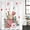 White Light Pink Scarlet, variant on Valentine's Day Shower Curtain, Waterproof Shower Curtains for Bathroom, Cartoon Love Rose Floral Pink Romantic Washable Fabric Bathtub Curtain Set Bath Decor with 12 Hooks Stall 36"x72"
