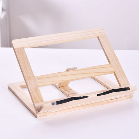 HUACA Solid wood portable desktop wooden reading rack support student ...