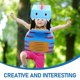 thumbnail image 4 of Wearable Paper Carton Dinosaur Shape Kids Birthday Gift Blue Material for Cosplay Prop 1 Set, 4 of 4